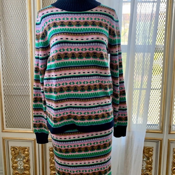 J. Crew Fair Isle Sweater Tube skirt & Sweater Top Set - Picture 13 of 16